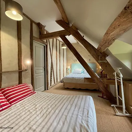 Maison Percheronne Avec Jardin Et Jeux, Proche De Bellême, Idéale Pour Familles - Fr-1-497-158 Casa de Campo Le Pin-la-Garenne
